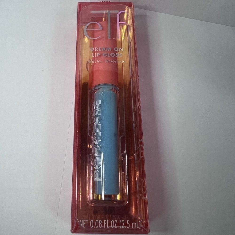 e.l.f Lip Gloss Retro Paradise Dream On Lip Gloss Electric Lemonade 0.08 fl oz